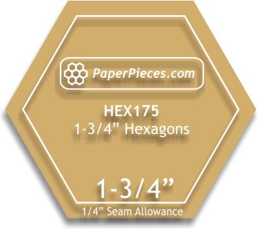 1-3/4" Hexagons