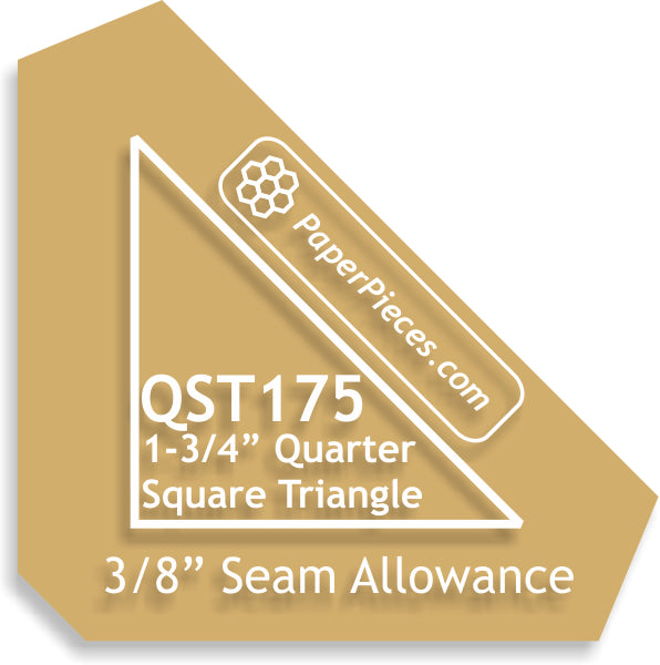 1-3/4" Quarter Square Triangles