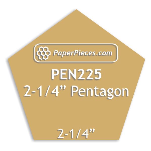 2-1/4" Pentagon