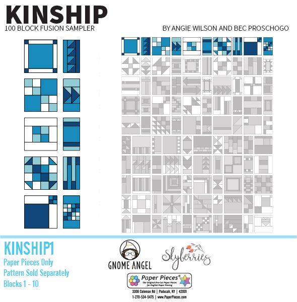 Kinship (100 Days 100 Blocks) by Angie Wilson Gnome Angel