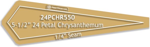 5-1/2" 24 Petal Chrysanthemums