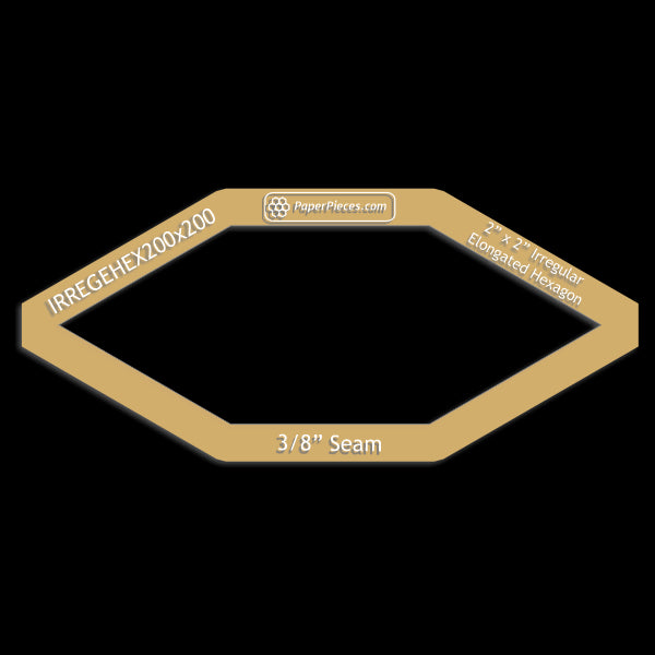 5/8" x 7/8" Irregular Hexagons