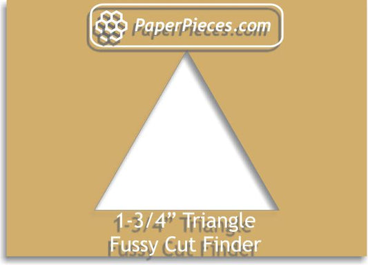 1-3/4" Equilateral Triangle Fussy Cut Finder