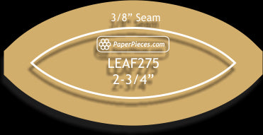 2-3/4" x 3/4" Leaf