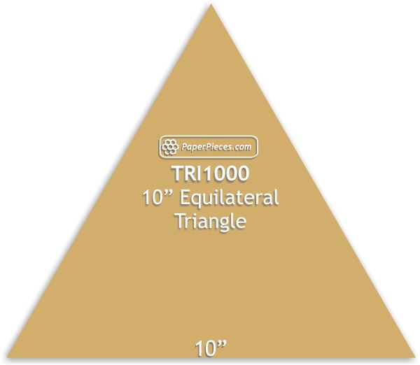 10" Equilateral Triangles