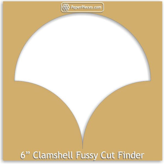 6" Clamshell Fussy Cut Finder