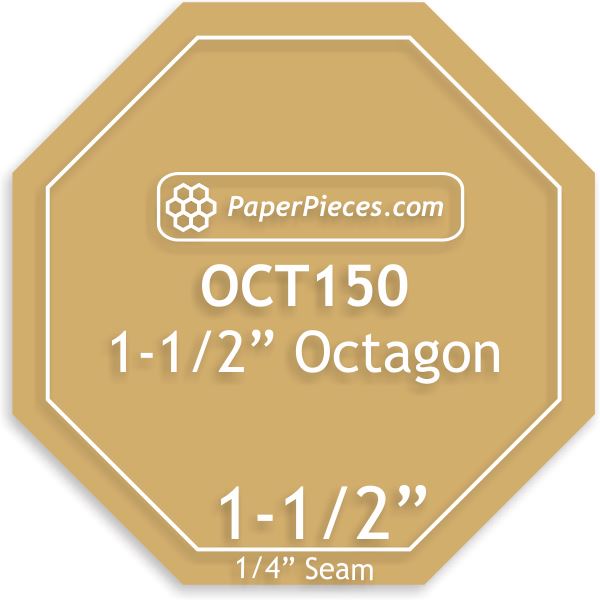 1-1/2" Octagons