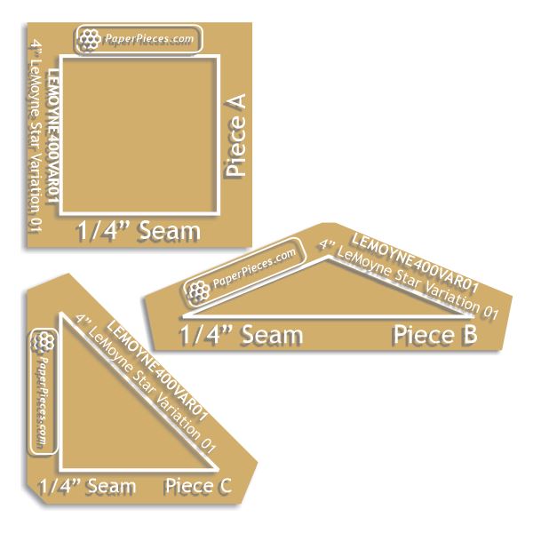 4" Lemoyne Star Variation 01