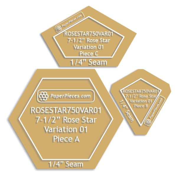 7-1/2" Rose Star Variation 01