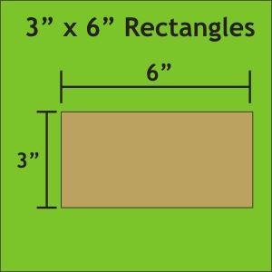 3" x 6" Rectangle