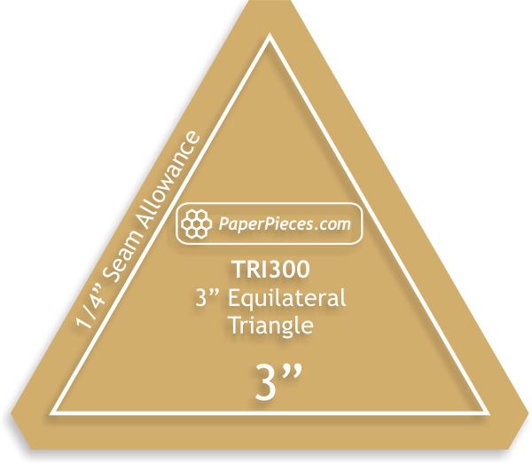 3" Equilateral Triangles