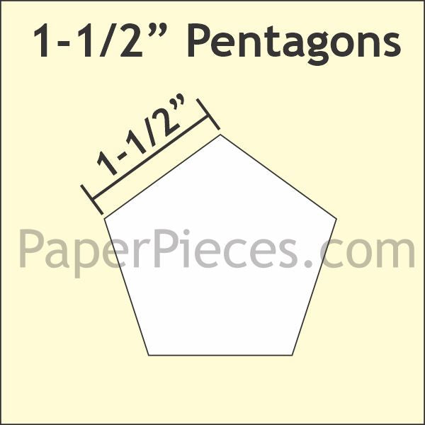 1-1/2" Pentagons