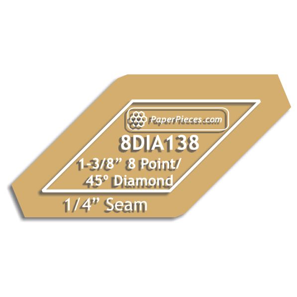 1-3/8" 8 Point Diamond