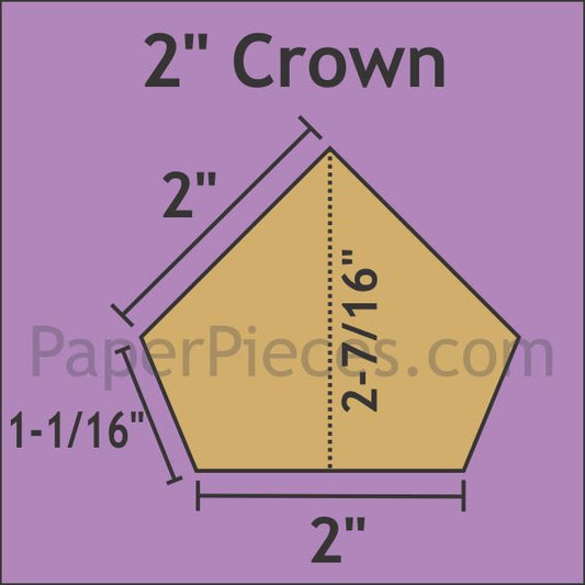 2" Crown Papers and Acrylics