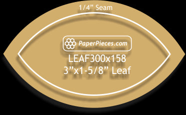 3" x 1-5/8" Leaf