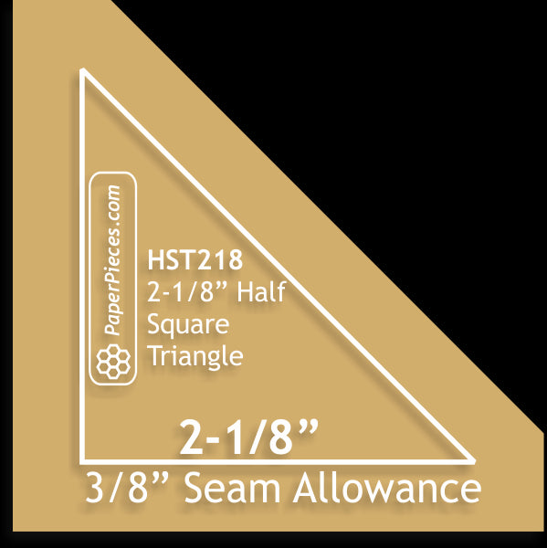 2-1/8" Half Square Triangles