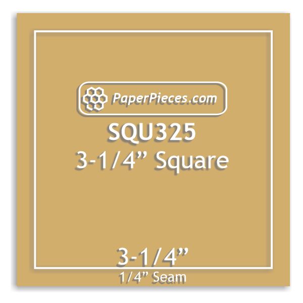 3-1/4" Square