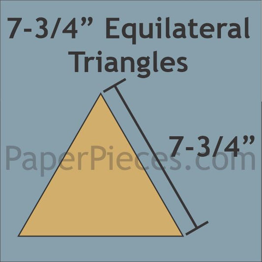 7-3/4" Equilateral Triangle