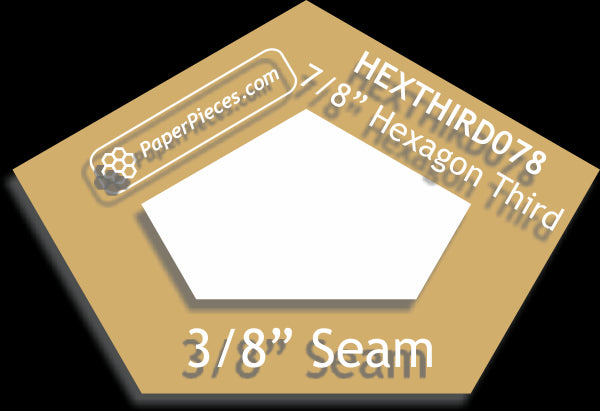 7/8" Hexagon Third