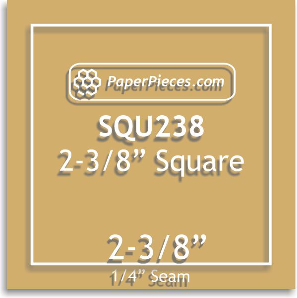 2-3/8" Squares