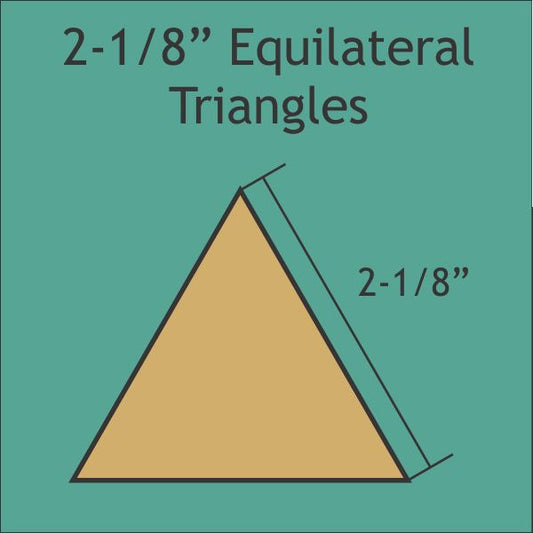 2-1/8" Equilateral Triangles