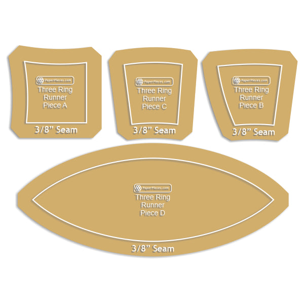 Three Ring Table Runner by Paper Pieces®