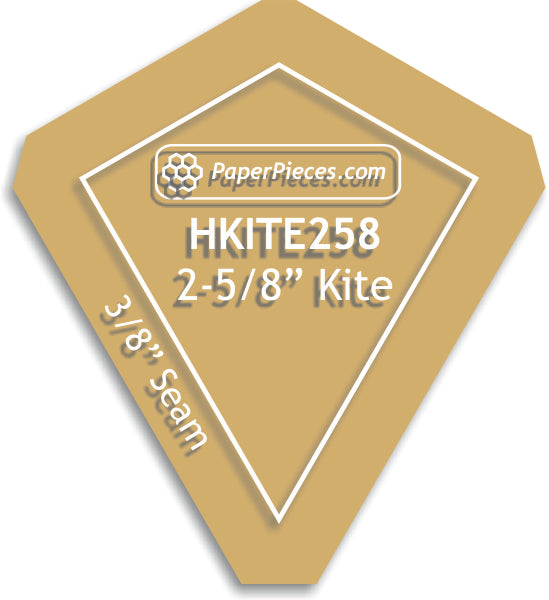 2-5/8" Hexagon Kites