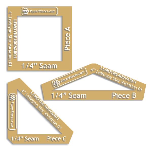4" Lemoyne Star Variation 01