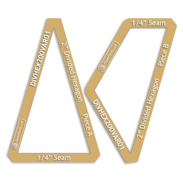 2" Divided Hexagon Variation 02