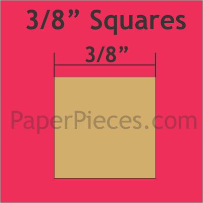 3/8" Squares