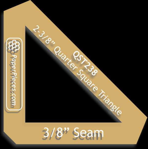 2-3/8" Quarter Square Triangles