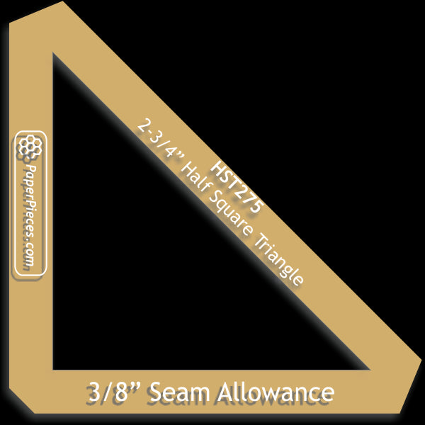 2-3/4" Half Square Triangles