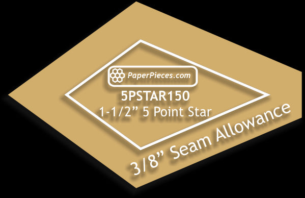 1-1/2" 5 Point Star