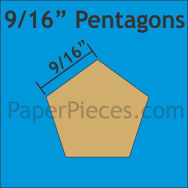 9/16" Pentagons