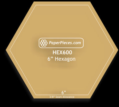6" Hexagon