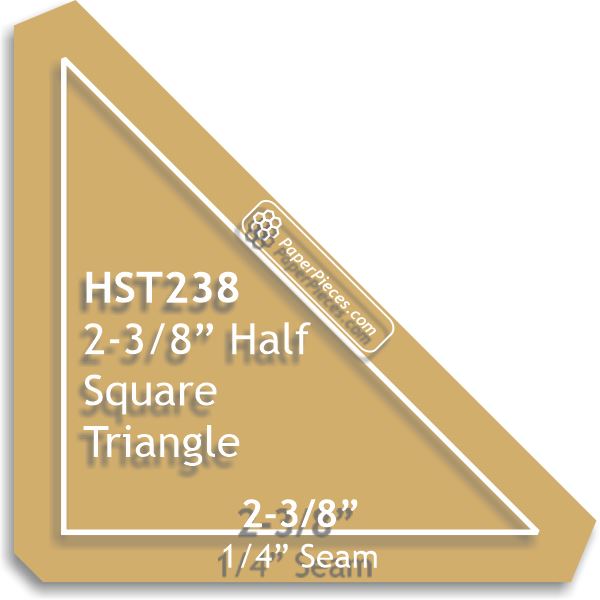 2-3/8" Half Square Triangles