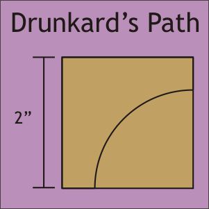 2" Drunkard's Path