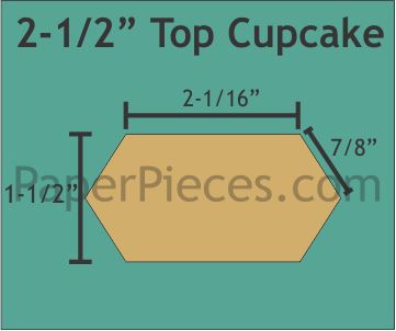 2-1/2" Top Cupcake