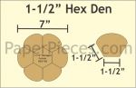 1-1/2" Hexden