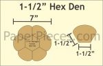 1-1/2" Hexden