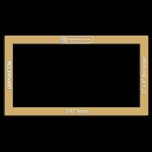 3" x 6" Rectangle