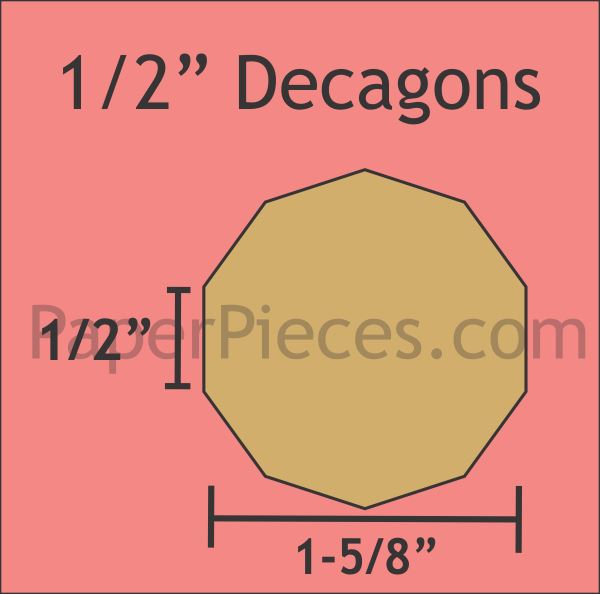 1/2" Decagon