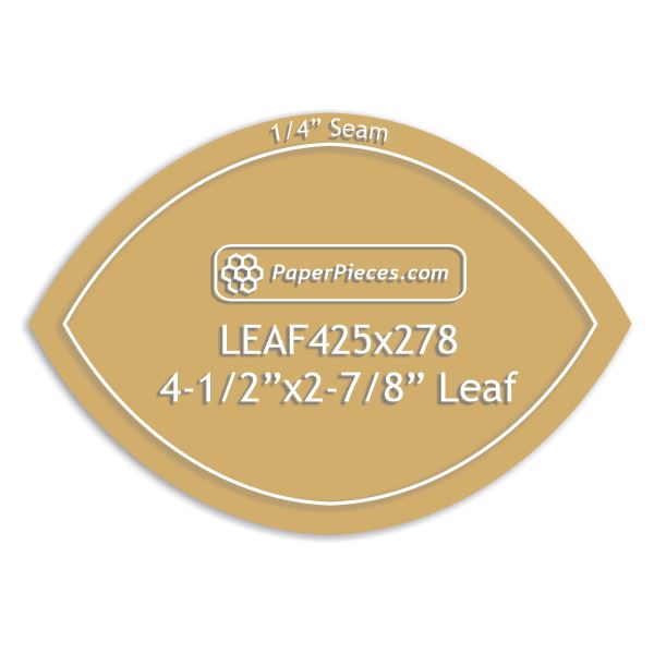 4-1/4" x 2-7/8" Leaf