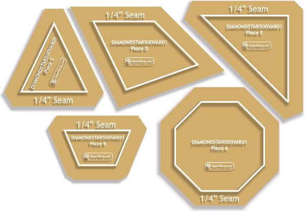 5" Diamonds Star Variation 01