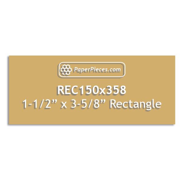 1-1/2" x 3-5/8" Rectangle