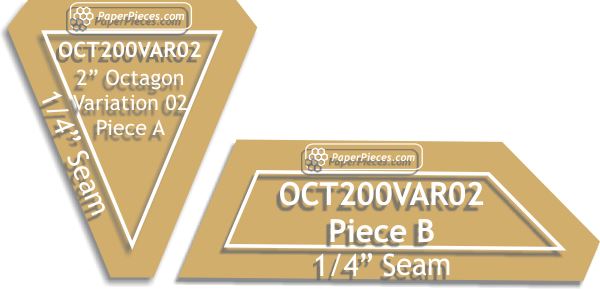 2" Octagon Block Variation 02