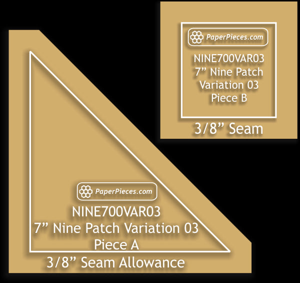7" Nine Patch Variation 03