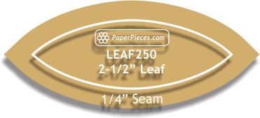 2-1/2" Leaf