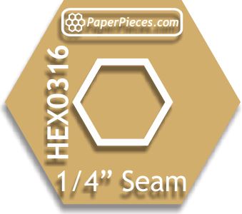 13/16" Hexagons