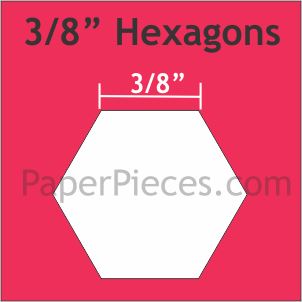 3/8" Hexagons